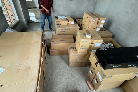 Đơn hàng thiết bị vệ sinh TOTO giao tại Cà Mau