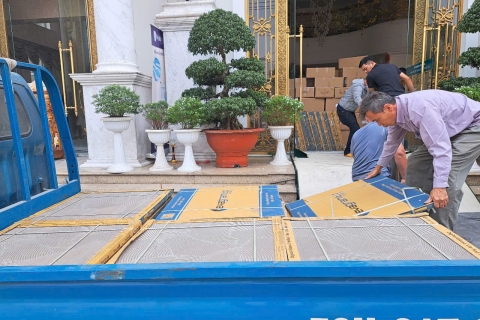 Giao gạch tại Bệnh viện thẩm mỹ JT Angle