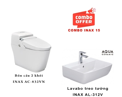 Combo thiết bị vệ sinh INAX 15 AC-1032VN+AL-312V